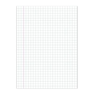 Papel Almaço Quadriculado 1cm x 1cm c/10 Folhas