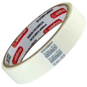 Fita Crepe Branca 18mm x 10m Adelbras