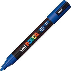 Caneta Posca PC-5M - Azul Escuro Uniball