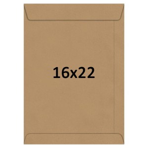 Envelope 16cm x 22cm - Kraft Natural Scrity