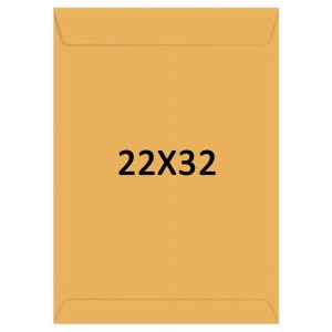 Envelope 22cm x 32cm - Kraft Ouro c/250 Scrity