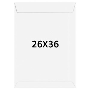 Envelope 26cm x 36cm - Branco c/10 Scrity