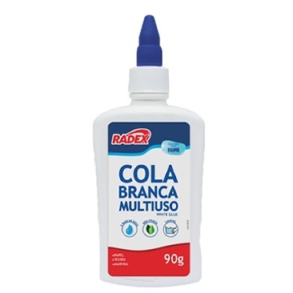 Cola Branca Líquida 90g Lavável Radex