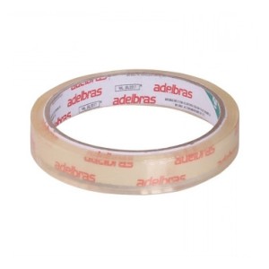 Fita Adesiva Transparente 18mm x 50m Adelbras